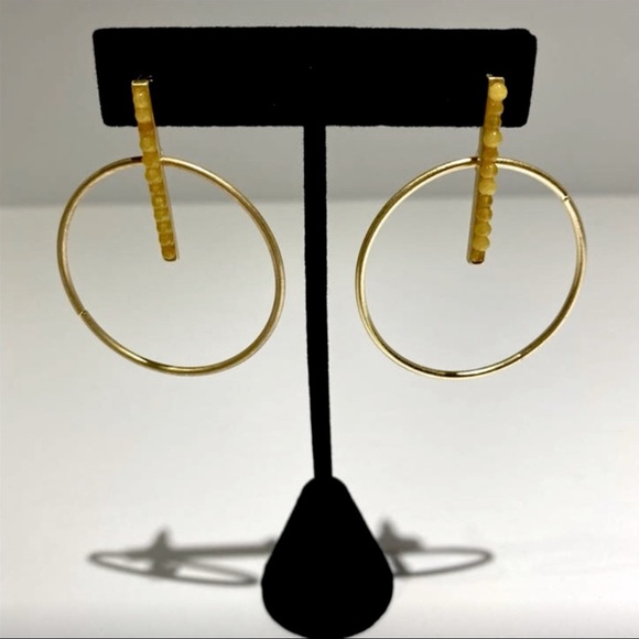 Eco Friendly Upcycled Minimalist Hoop Earrings - Picture 3 of 6